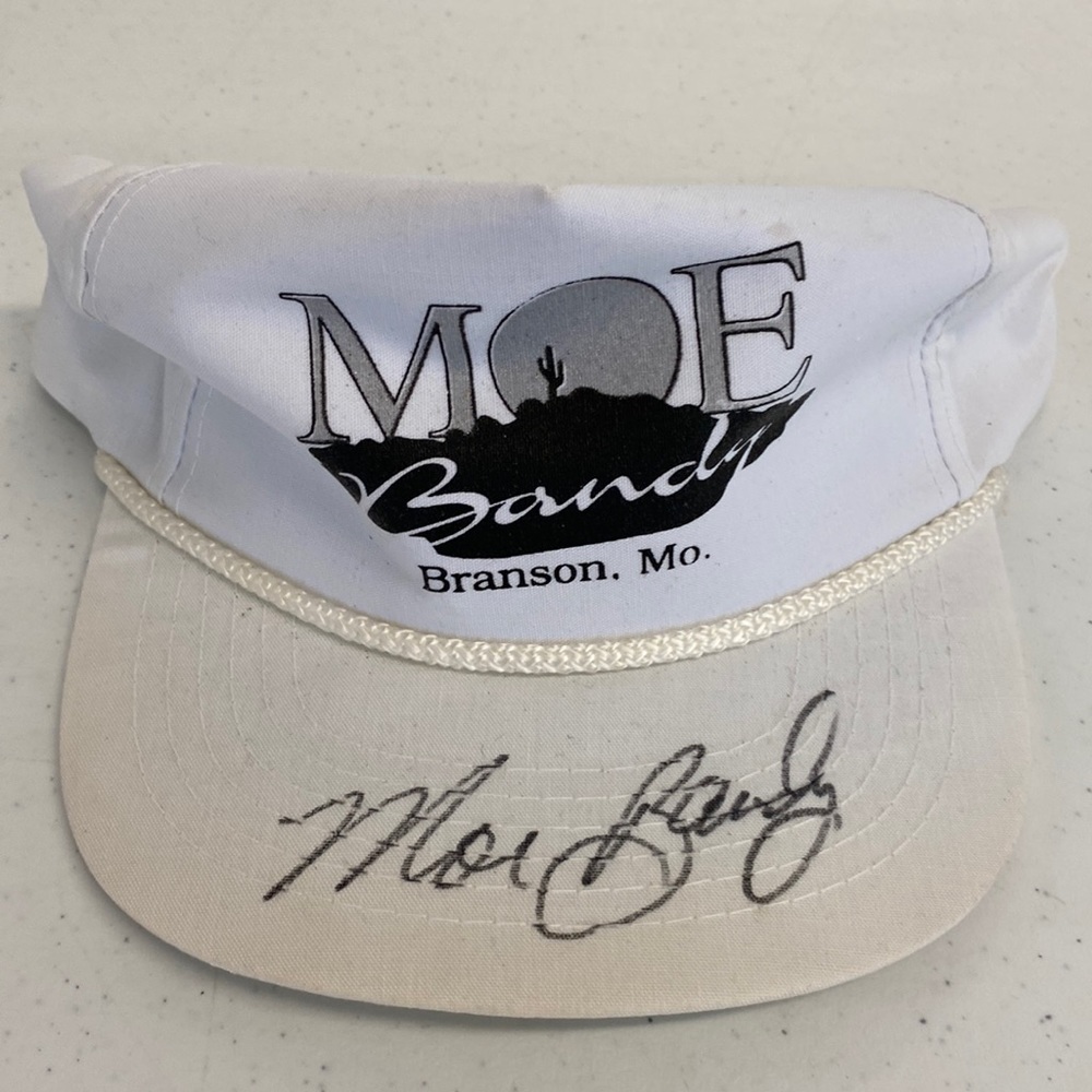 vintage Moe Bandy branson missouri snapback hat autographed signed